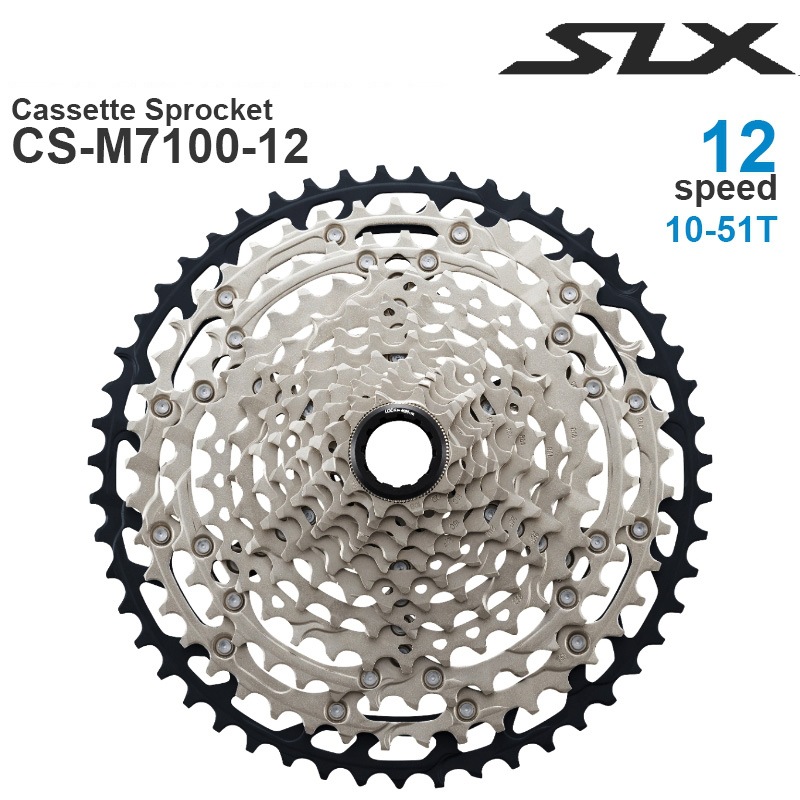 thumbnail for Cassete Shimano SLX 12v M7100 10-51T